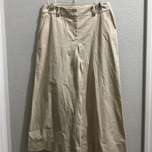 Lafayette 148 New York Cream Trousers